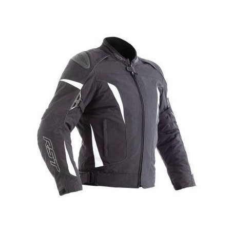 RST Veste textile GT noir-blanc L