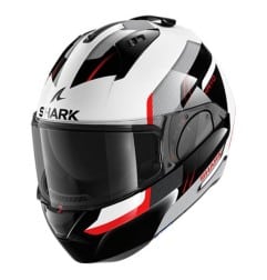 Shark EVO ES KRYD / BLANC / NOIR / ROUGE- L