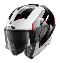 Shark EVO ES KRYD / BLANC / NOIR / ROUGE- L