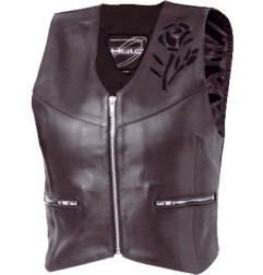 Held gilet cuir dame Lea