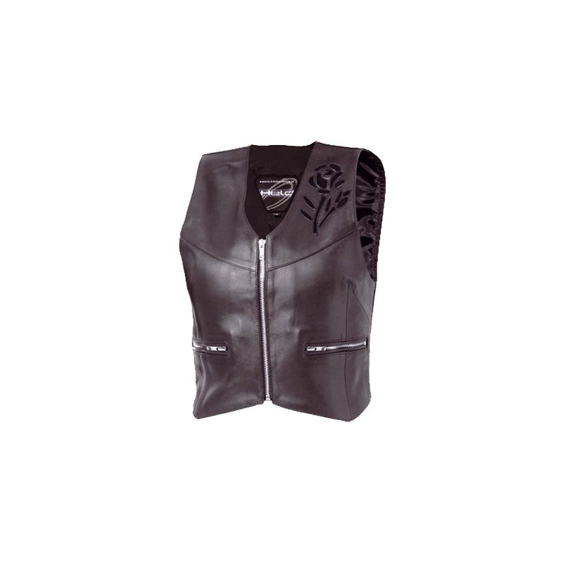 Held gilet cuir dame Lea