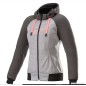 Alpinestars Stella Chrome Sport Hoodie gris-pink