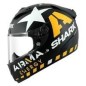 Shark RACE-R PRO Reddind MAT noir jaune blanc S