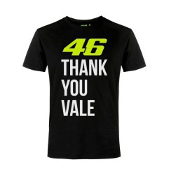 VR46 T-Shirt Thank You Vale noir S