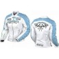 ICON KITTY veste cuir dame bleu L