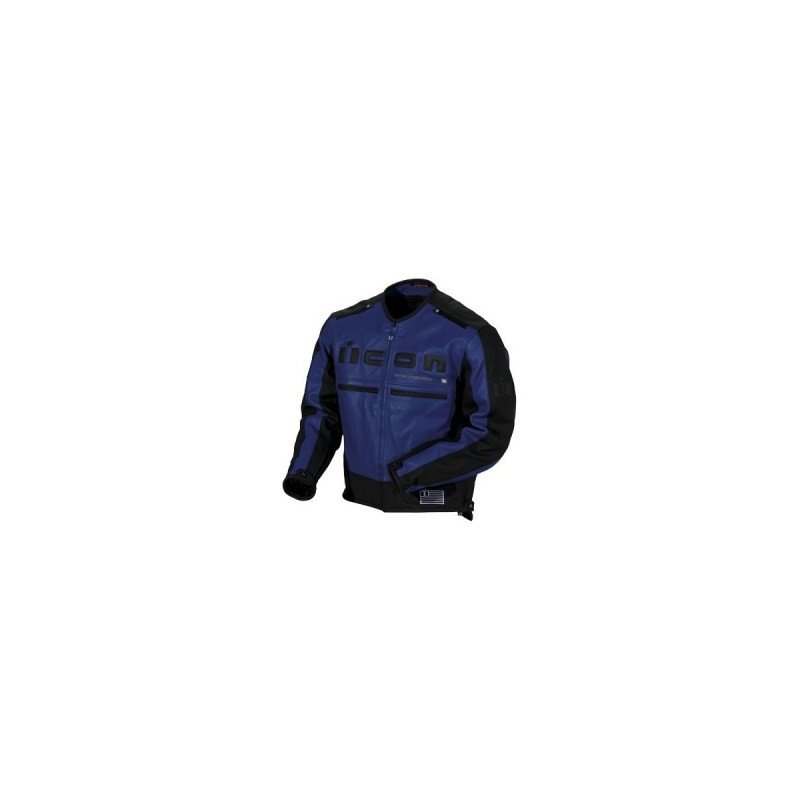 Icon MOTORHEAD JKT BLU/BLK M