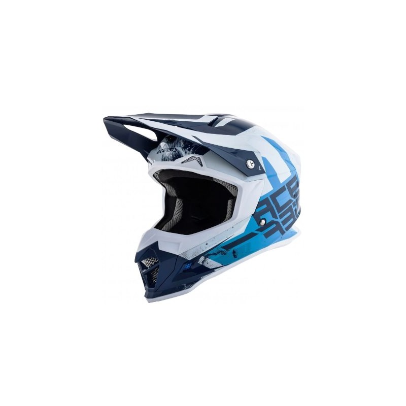 Acerbis casque cross Profile 4.0 bleu-blanc XL