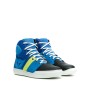 Dainese York Air Shoes bleu-jaune fluo 42