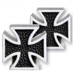 Capuchons de valve Cross noir