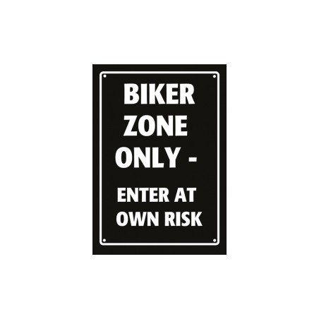 Panneau parking Biker zone