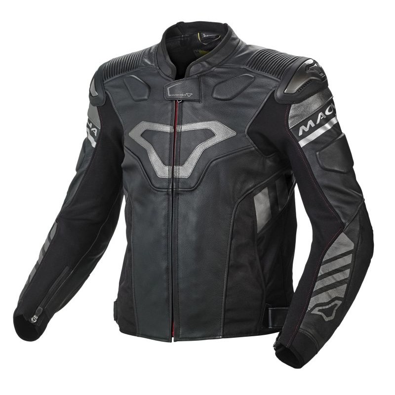 Macna veste cuir Tracktix noir 54