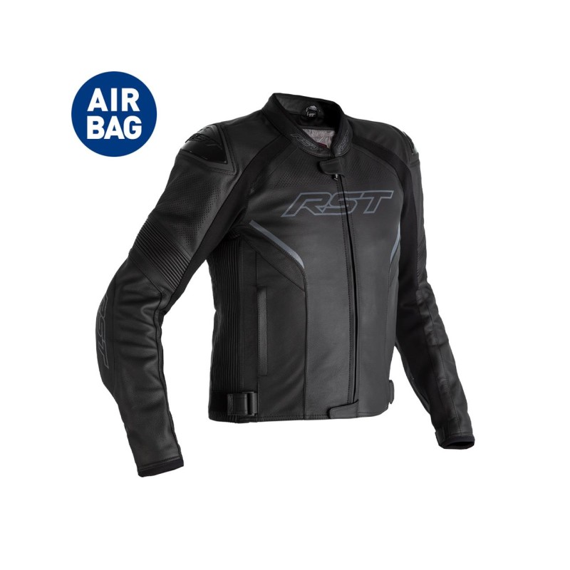 RST veste cuir Sabre Airbag noir 54/L