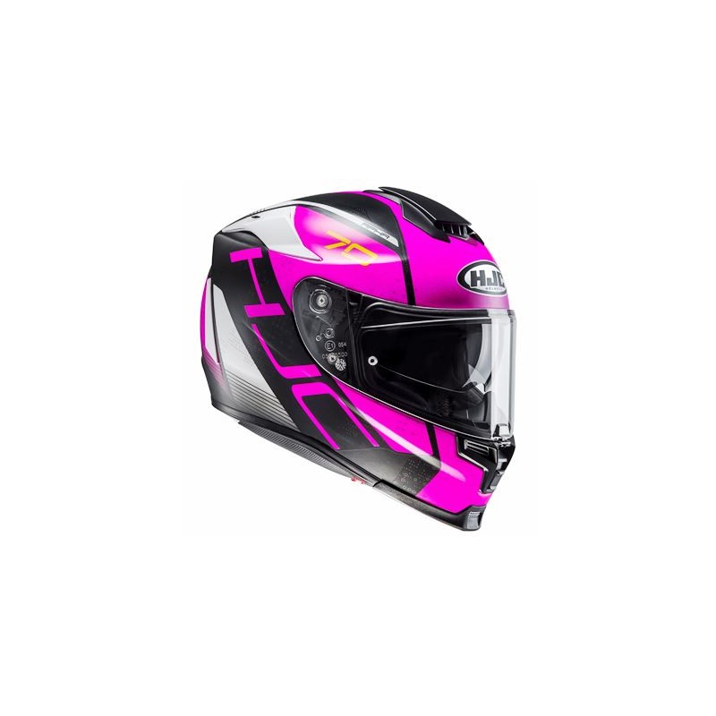 HJC R-PHA 70 Vias MC-8SF noir-pink XXS