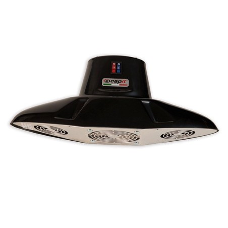 CAPIT Cintre séchant noir air chaud/froid 230V