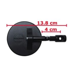 M11 Rétro embout de guidon noir 40mm