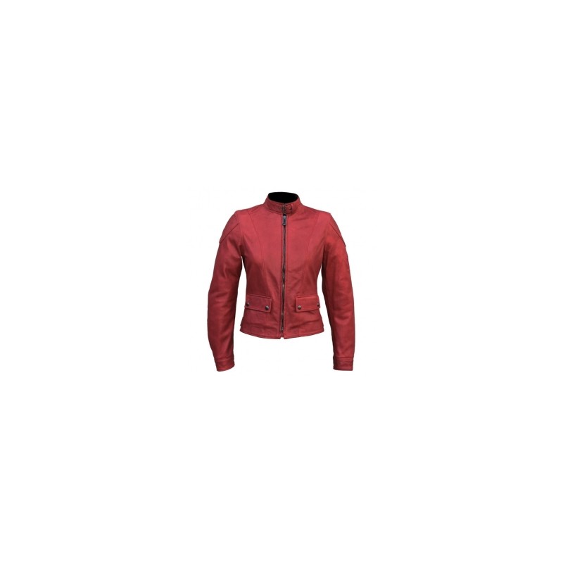 Belstaff veste cuir Fordwater antique Red 38 (34)