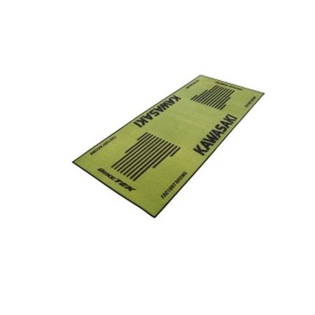 BIKETEK Tapis de moto Kawasaki vert