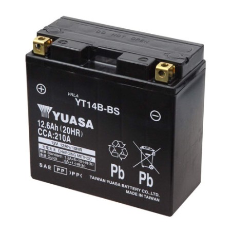 Batterie YT14B BS YUASA AVEC ACIDE