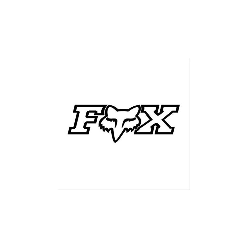 Fox Sticker Foxhaed TDC 2.75 '' noir