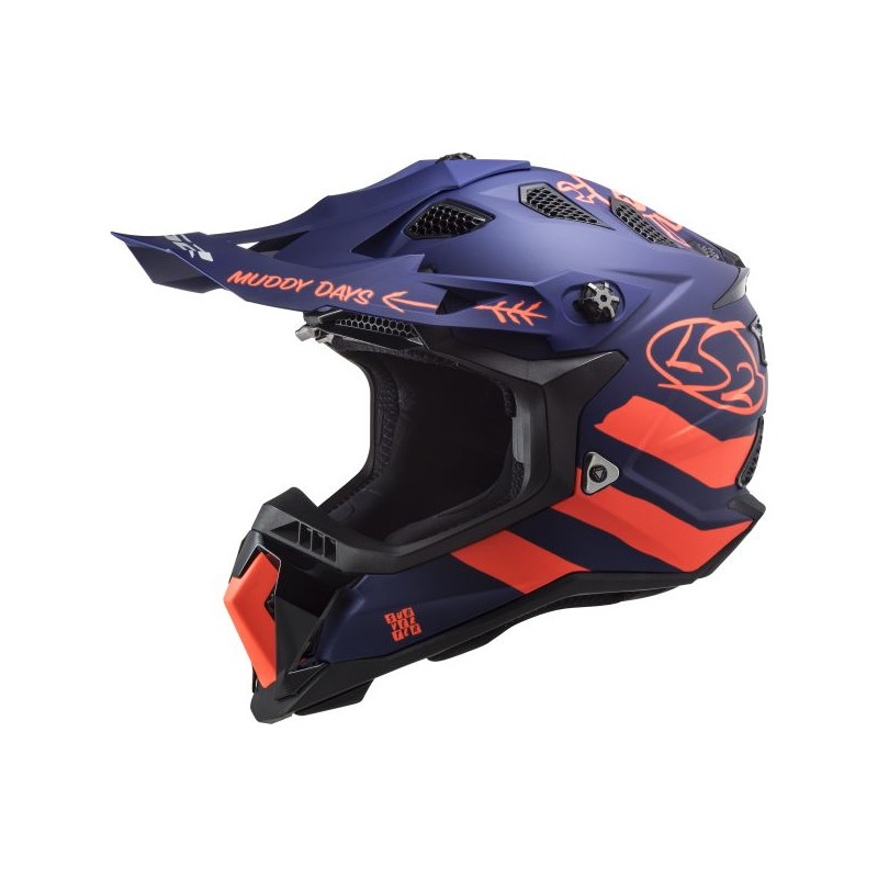 LS2 MX700 Subverter Cargo bleu-orange M