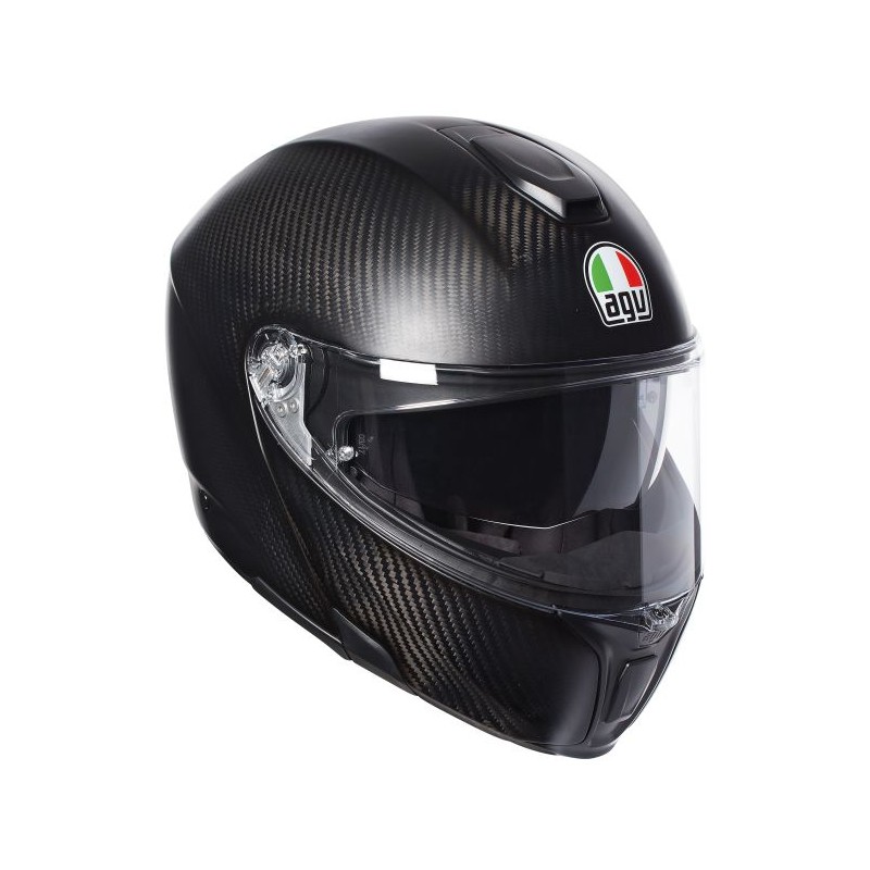 AGV Sportmodular Solid mat carbon S