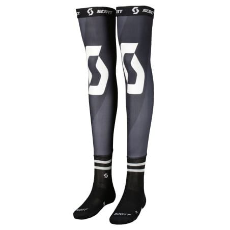 Socks Scott long noir-blanc