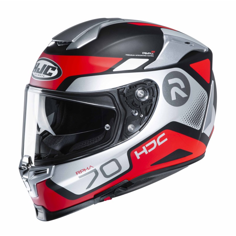 HJC R-PHA 70 Shuky MC-1SF argent-noir-rouge M